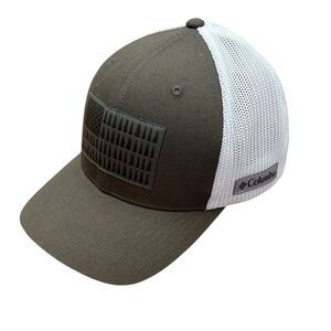 Columbia Green Tree Flag Cap Unisex Men Women Fitted Hat Size L/XL
